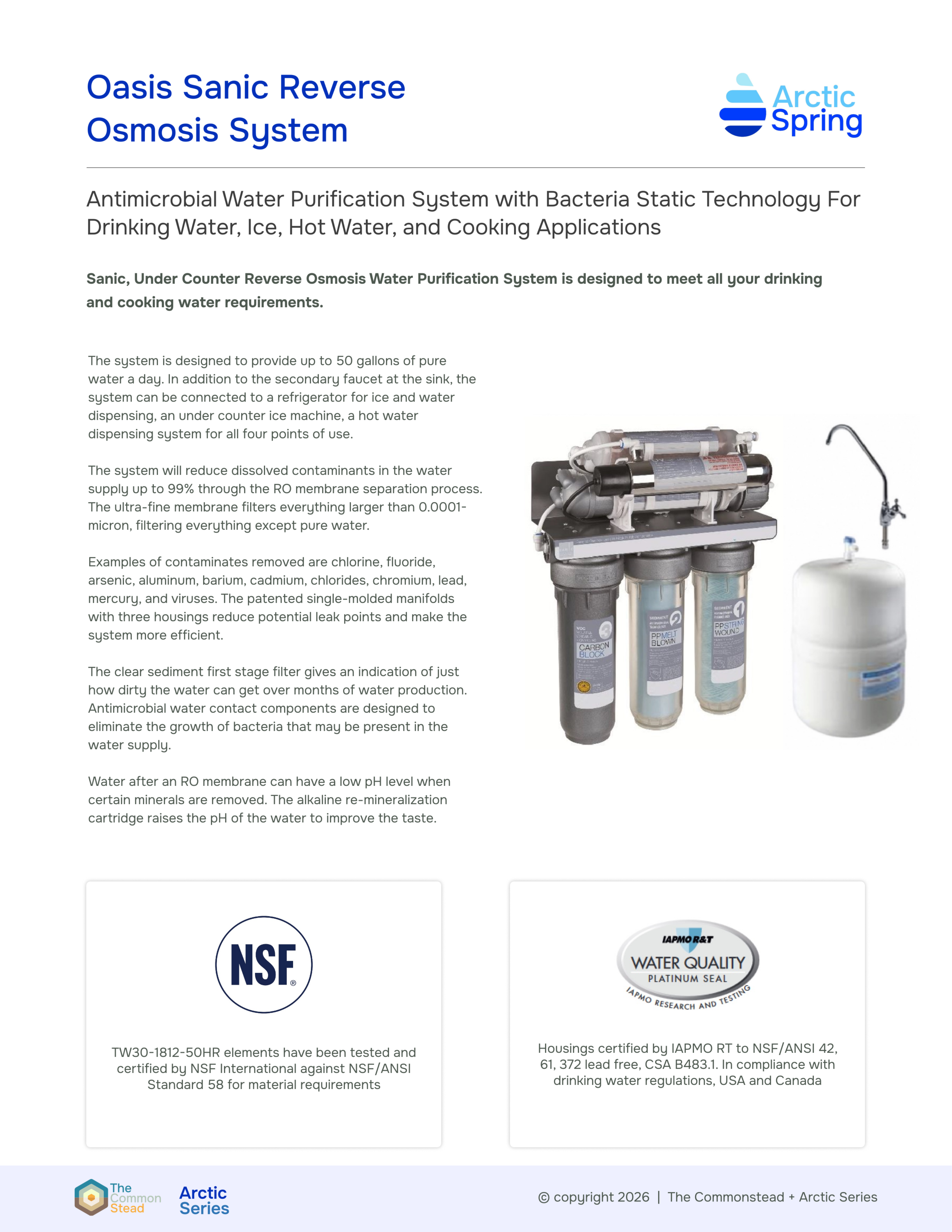 5 Home | Medical-Grade Reverse Osmosis Drinking Water System